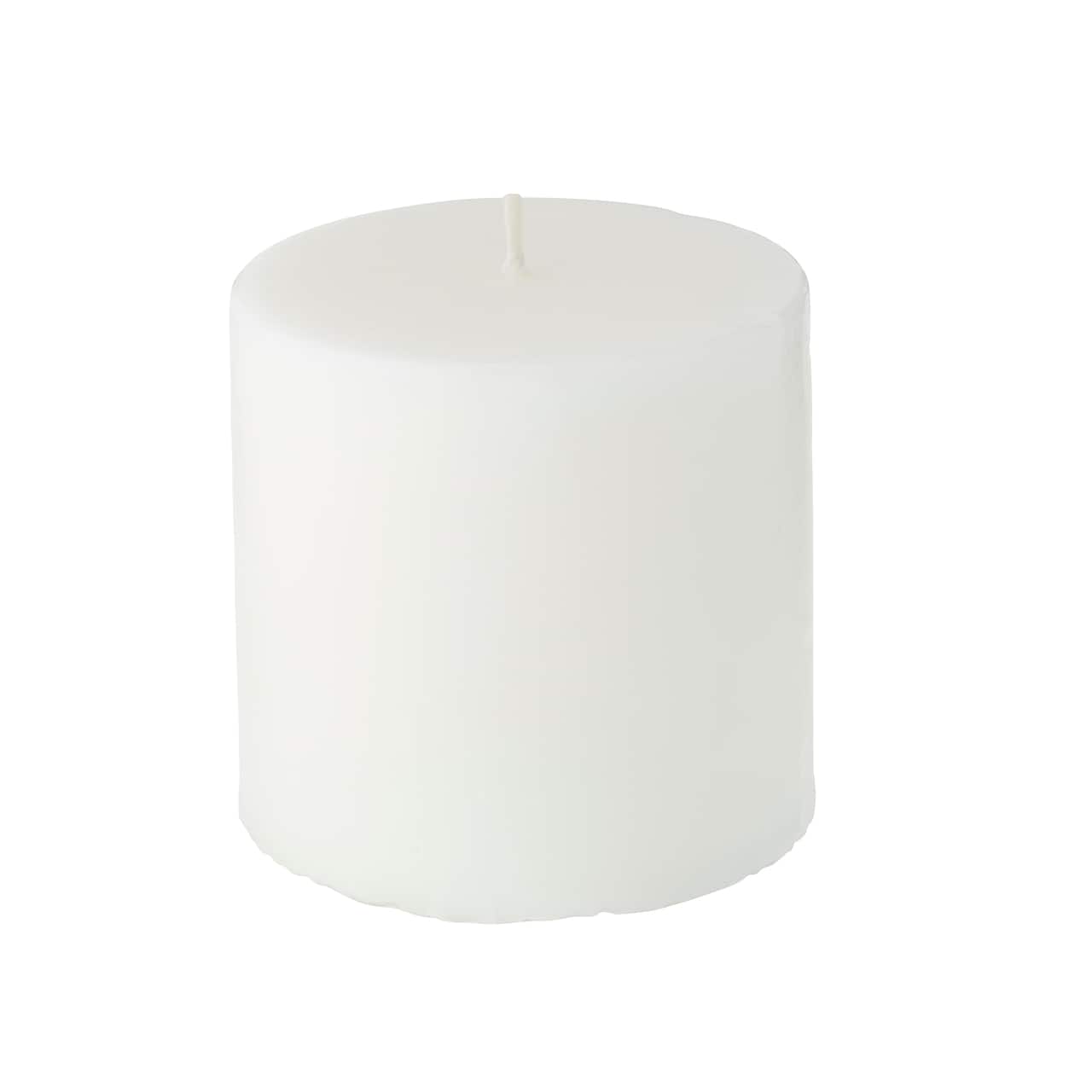Ashland&#xAE; Basic Elements&#x2122; White Pillar Candle, 3 Pack